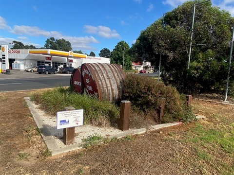 Avoca wine barrels