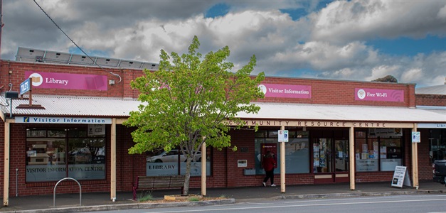 Exterior of Community Resource Centre and Library